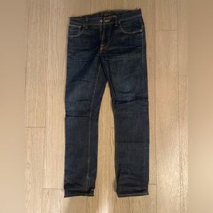 Nudie selvedge denim thin finn